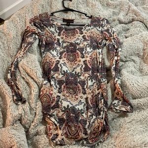 Small sized flowery blouse